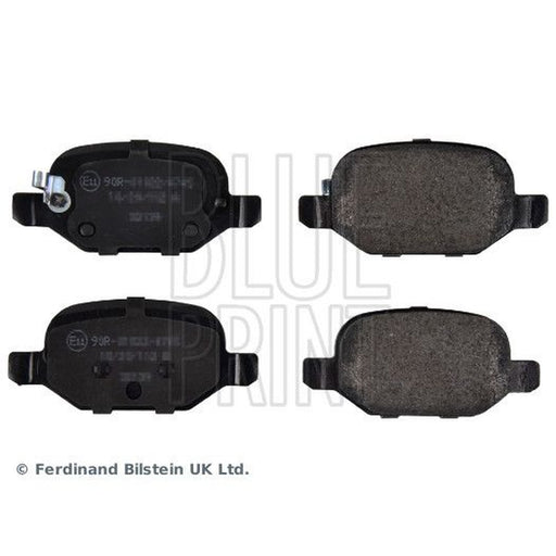 Blue Print Rear Brake Pad Set fits Fiat 500L 2012-2014 0.9 1.3 1.4