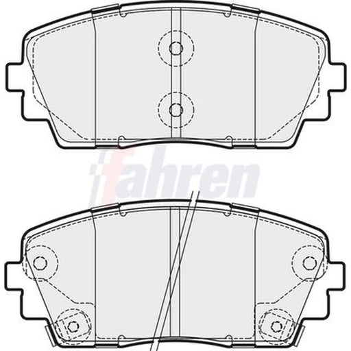 Fahren Front Brake Pad Set FBP3292