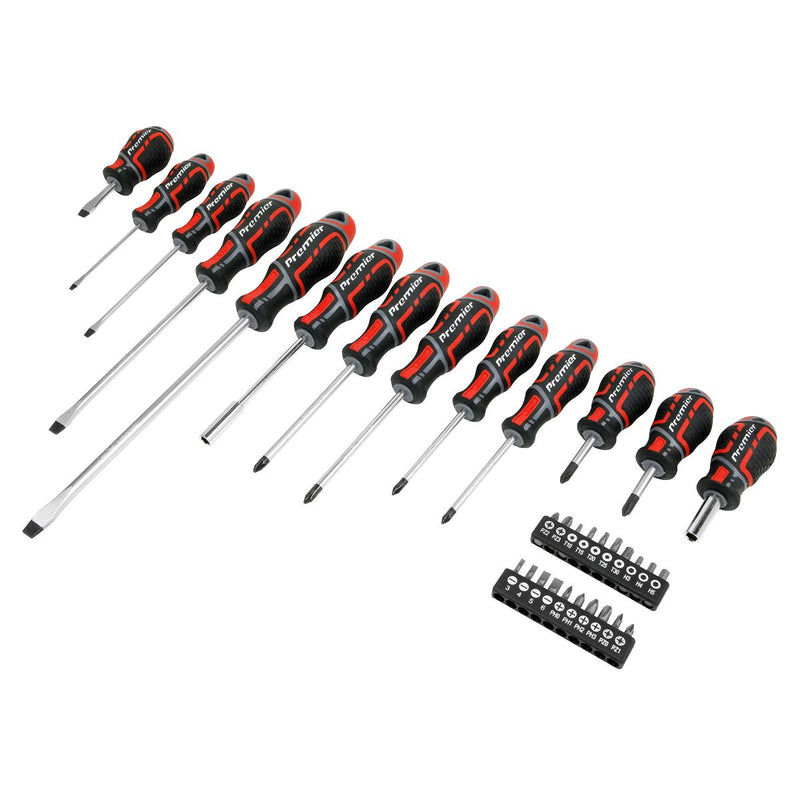Sealey Premier Premier GripMAX Screwdriver & Bit Set 33pc AK4370 Sealey Premier - Dynamic Drive