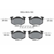 Textar Front Brake Pad Set 2063503
