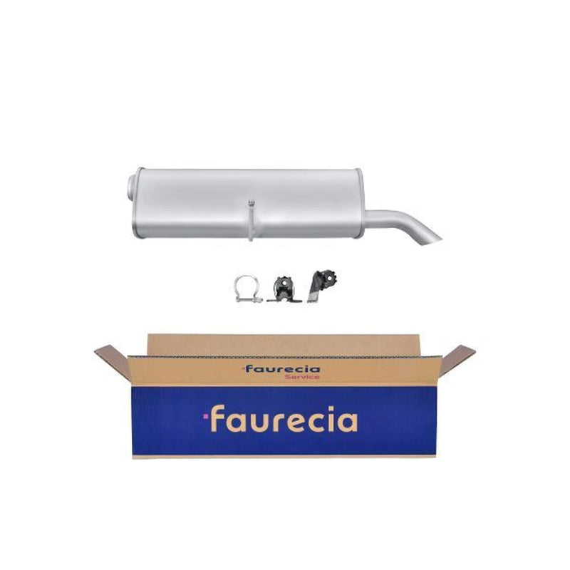 Hella End Silencer Rear fits Citroën C4 2004-2007 2.0