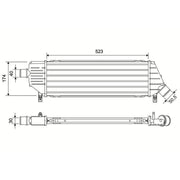 Valeo Intercooler (Charge Air Cooler) 881598