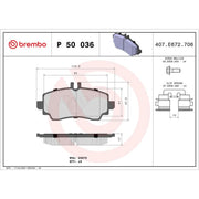 Brembo Front & Rear Pads fits Mercedes-Benz A-Class 1997-2004