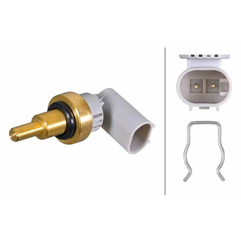 Hella Coolant Temperature Sensor fits Chevrolet Aveo / Kalos 2008 on 1.4