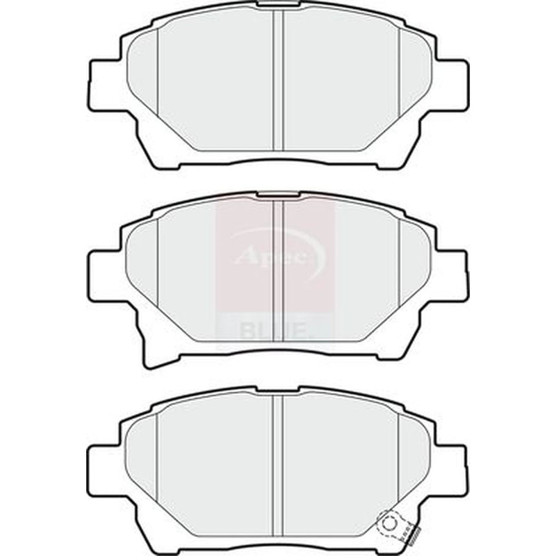 Apec Front Brake Pad Set PD3581