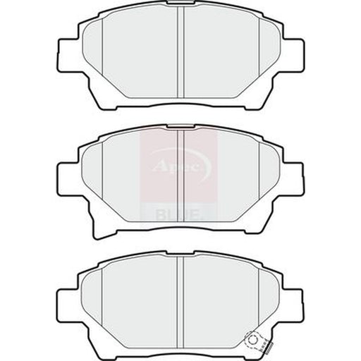 Apec Front Brake Pad Set fits Aston Martin Cygnet 2011-2013 1.3
