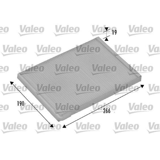 Valeo Cabin Air Filter (Pollen Filter) 698731