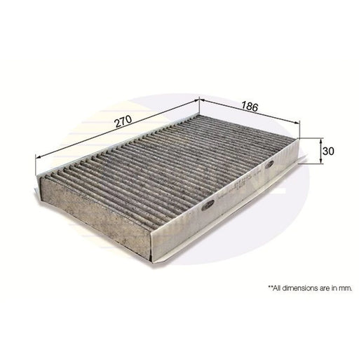 Comline Cabin Air Filter (Pollen Filter) fits Land Rover Discovery III 2004-2009