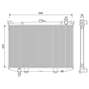 Valeo Engine Radiator 701213