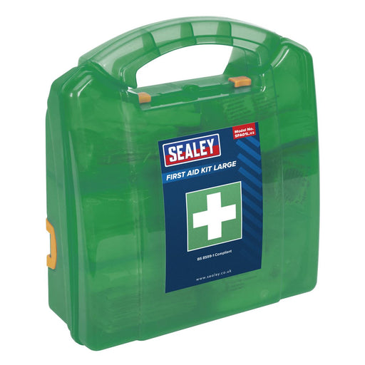 Sealey First Aid Kit Large BS 8599-1 Compliant SFA01L Sealey - Dynamic Drive