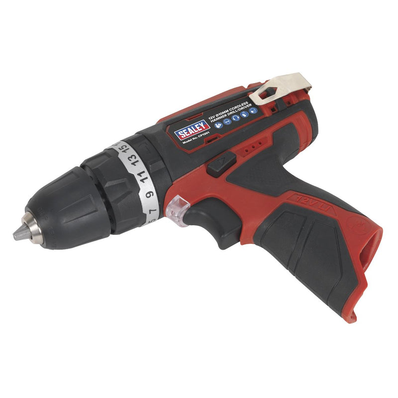 Sealey Cordless Combi Drill10mm 12V SV12 Series Body Only CP1201 Sealey - Dynamic Drive