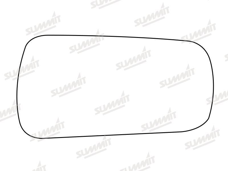 Summit Stick-On Standard Mirror Glass fits Vauxhall Cavalier Coupe RHS Summit - Bars 4 Cars
