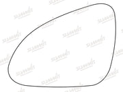 Summit Stick-On Standard Mirror Glass fits Vauxhall Insignia Astra J Coupe LHS Summit - Bars 4 Cars