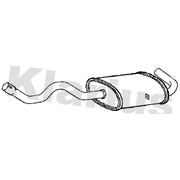 Klarius Box With Tail Pipe Rear fits Renault Megane Cc 2010-2015 1.6