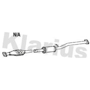 Klarius Box With Centre Pipe Centre fits Kia Rio III 2011-2017 1.4