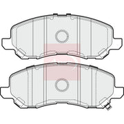 Apec Front Brake Pad Set fits Citroën C4 Aircross 2012 on 1.6