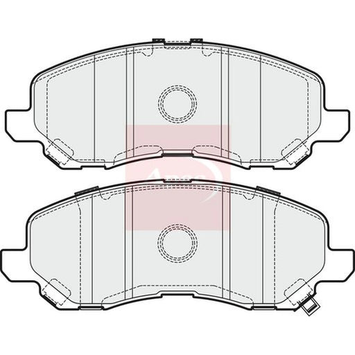Apec Front Brake Pad Set PAD1918
