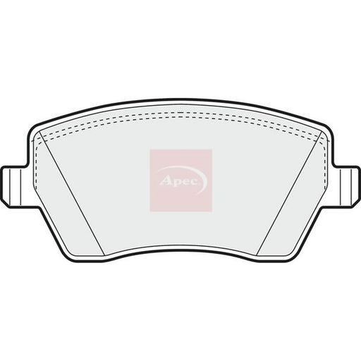 Apec Front Brake Pad Set PAD1312