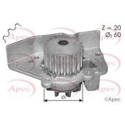 Apec Engine Cooling Water Pump fits Citroën Berlingo First 1997-2002 1.8