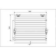 Valeo Air Conditioning Condenser 822621