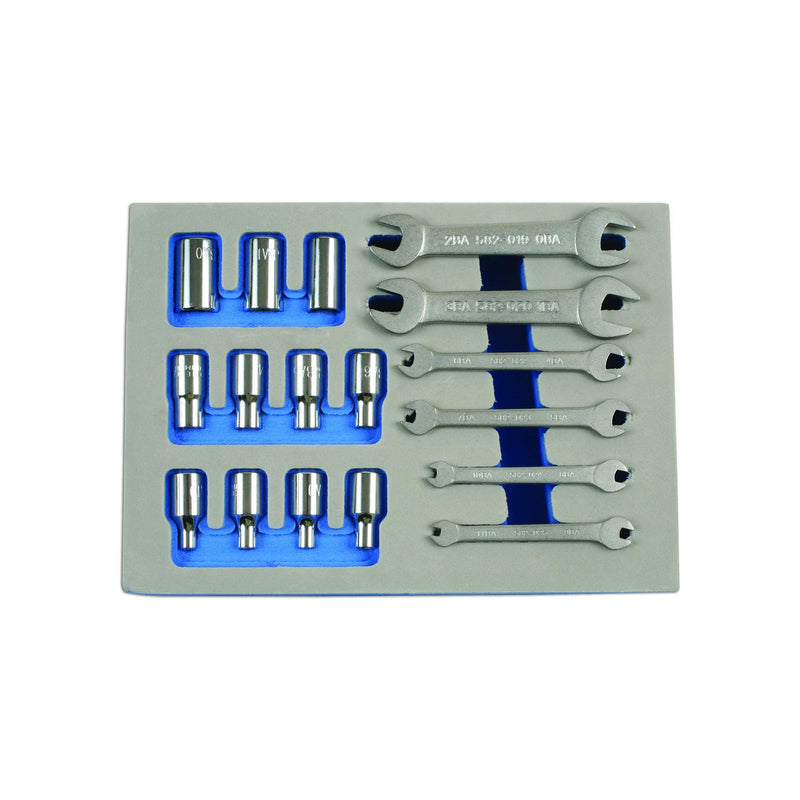 Laser BA Spanner & Socket Set 1/4"D 17pc 7132 Laser - Dynamic Drive