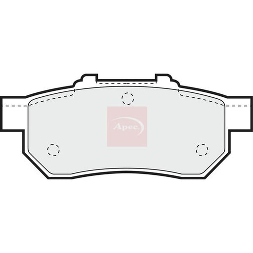 Apec Rear Brake Pad Set PAD811