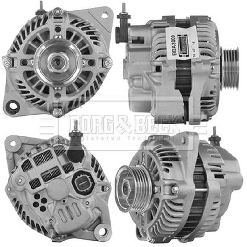 Borg & Beck Car Alternator 12V fits Nissan Pixo 2009 on 1.0