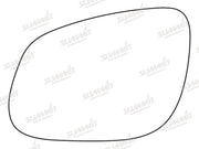 Summit Stick-On Standard Mirror Glass fits Kia Rio LHS Summit - Bars 4 Cars