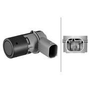 Hella Parking Sensor (PDC) Rear fits BMW 5 1995-2010