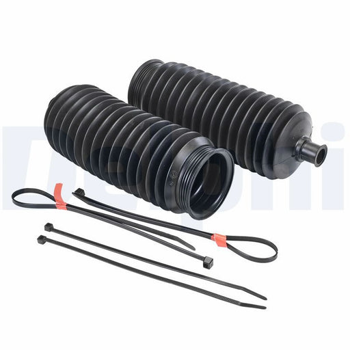 Delphi 2 x Steering Bellow Front fits Hyundai H-1 2000-2007 2.4 2.5