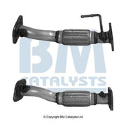 BM Catalysts Exhaust Pipe OD fits Kia Picanto III 2017 on 1.2
