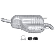 Hella End Silencer Rear fits Opel Astra H 2004-2010 1.6 1.8