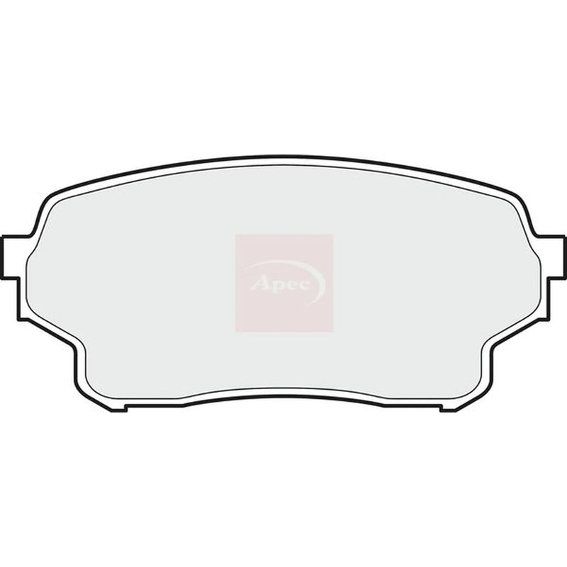 Apec Front Brake Pad Set PAD1501