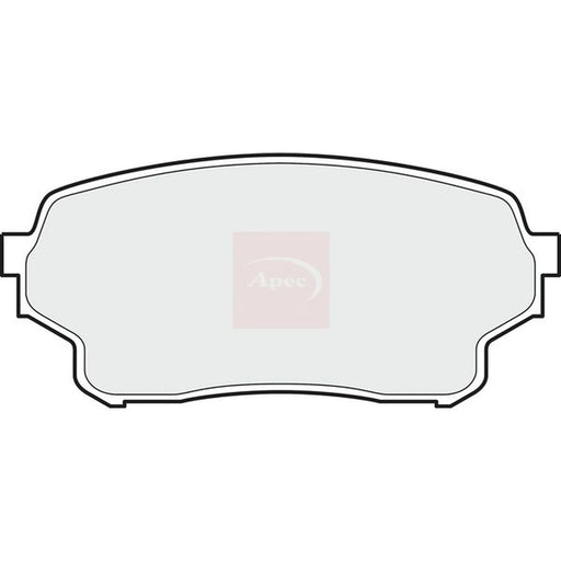 Apec Front Brake Pad Set PAD1501