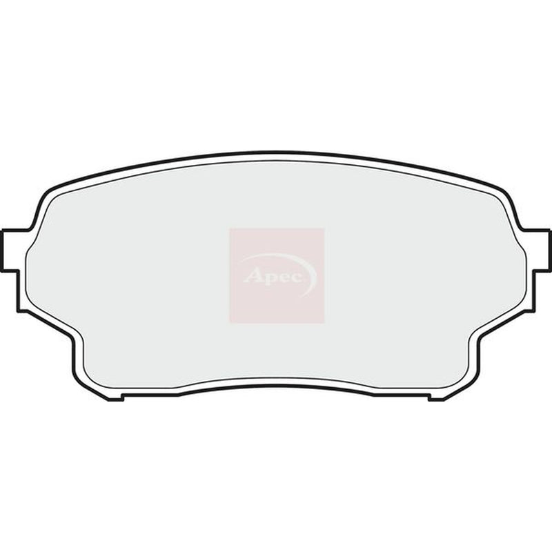 Apec Front Brake Pad Set fits Suzuki Grand Vitara I 2001-2005 2.0