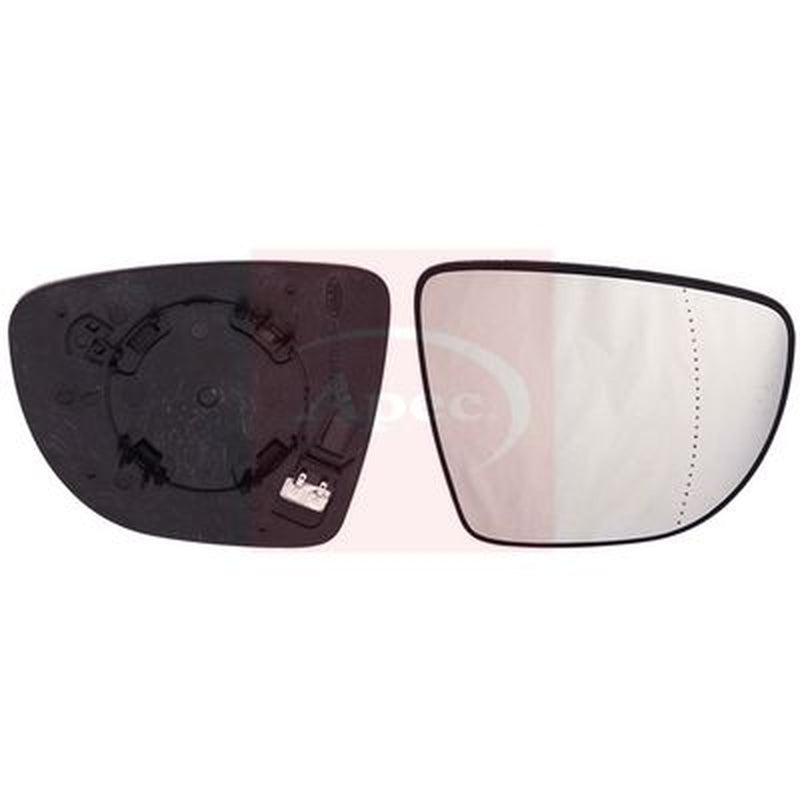 Apec Exterior Wing Mirror Glass Right fits Renault Captur I 2013-2019