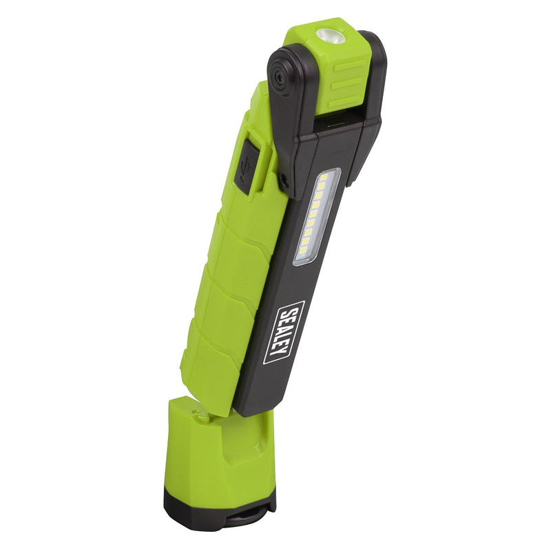 Sealey Rechargeable 360 Inspection Light 10W & 2 x 4W SMD LED - Green LED3605G Sealey - Dynamic Drive