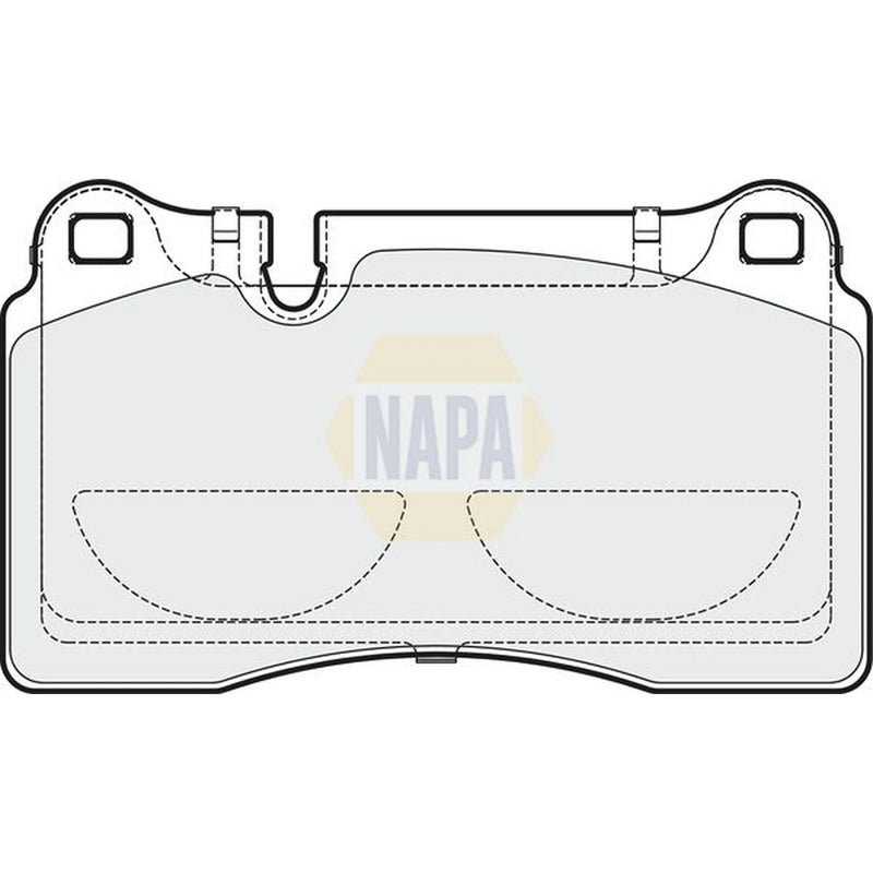 NAPA Front Brake Vented Discs & Pads fits VW Touareg 2004-2018 3.0 3.6