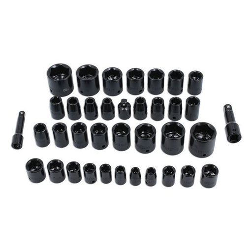 Laser Impact Socket Set 3/8"D, 1/2"D 37pc 3288 Laser - Dynamic Drive