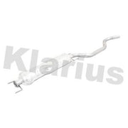 Klarius Box With Centre Pipe Centre fits Saab 9-5 1997-2009 2.0 2.2 2.3 3.0