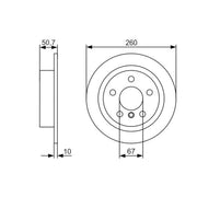 Bosch Front & Rear Brake Discs & Pads fits Mini Mini 2020 on
