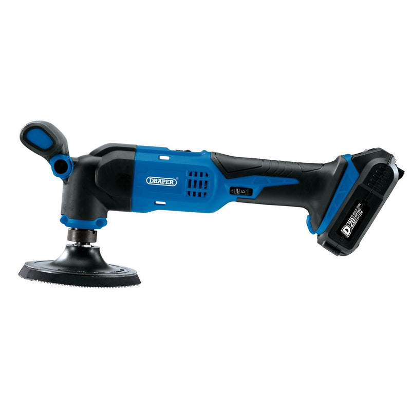 Draper D20 20V Dual Action Polisher, 125mm (Sold Bare) 55741 Draper - Dynamic Drive