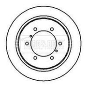 Borg & Beck Front & Rear Brake Discs & Pads fits Mitsubishi Pajero 1990-2000