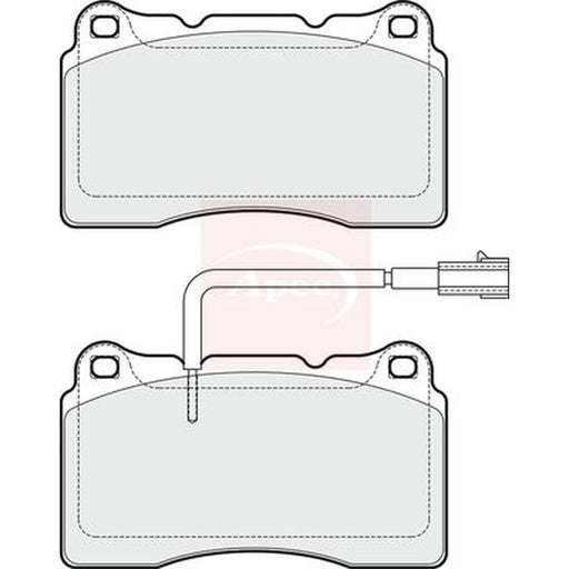 Apec Front Brake Pad Set PAD1747