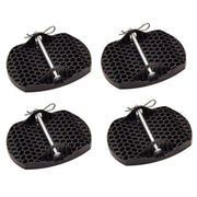4x Royal Heavy Duty Caravan Corner Steady Pads Strong Design Metal Pin Royal - Dynamic Drive