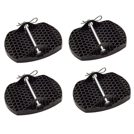 4x Royal Heavy Duty Caravan Corner Steady Pads Strong Design Metal Pin Royal - UK Camping And Leisure