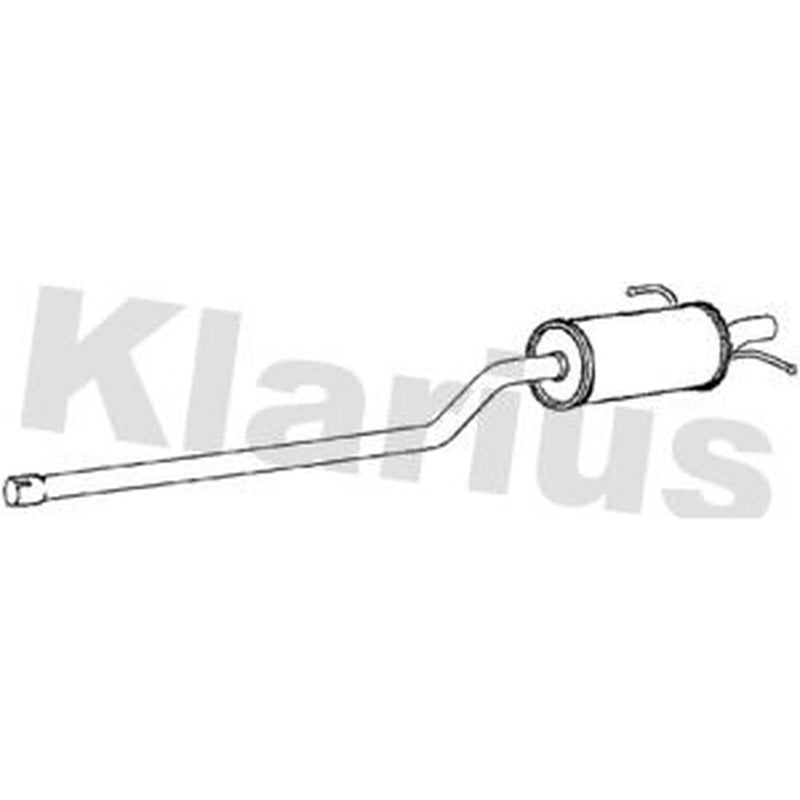 Klarius Box With Tail Pipe Rear fits Mini Mini 2010-2013