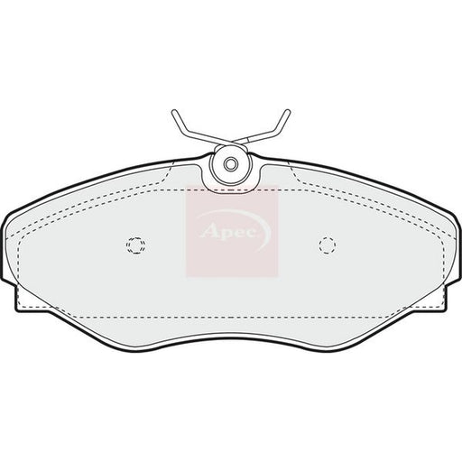Apec Front Brake Pad Set fits Renault Avantime 2001-2003 2.0 3.0