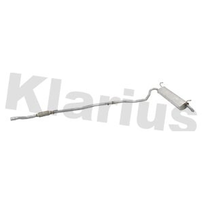 Klarius Box With Tail Pipe Rear fits Fiat Panda 2004 on 1.2