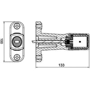 Hella Lamp Po S Sml Md12/24V Short 2XS 2XS Lateral Mounting 2XS 011 768-011